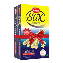 CBL Munchee Stix Cream Filled Wafer Rolls Vanilla 200gm (BUY 1 GET 1 FREE)